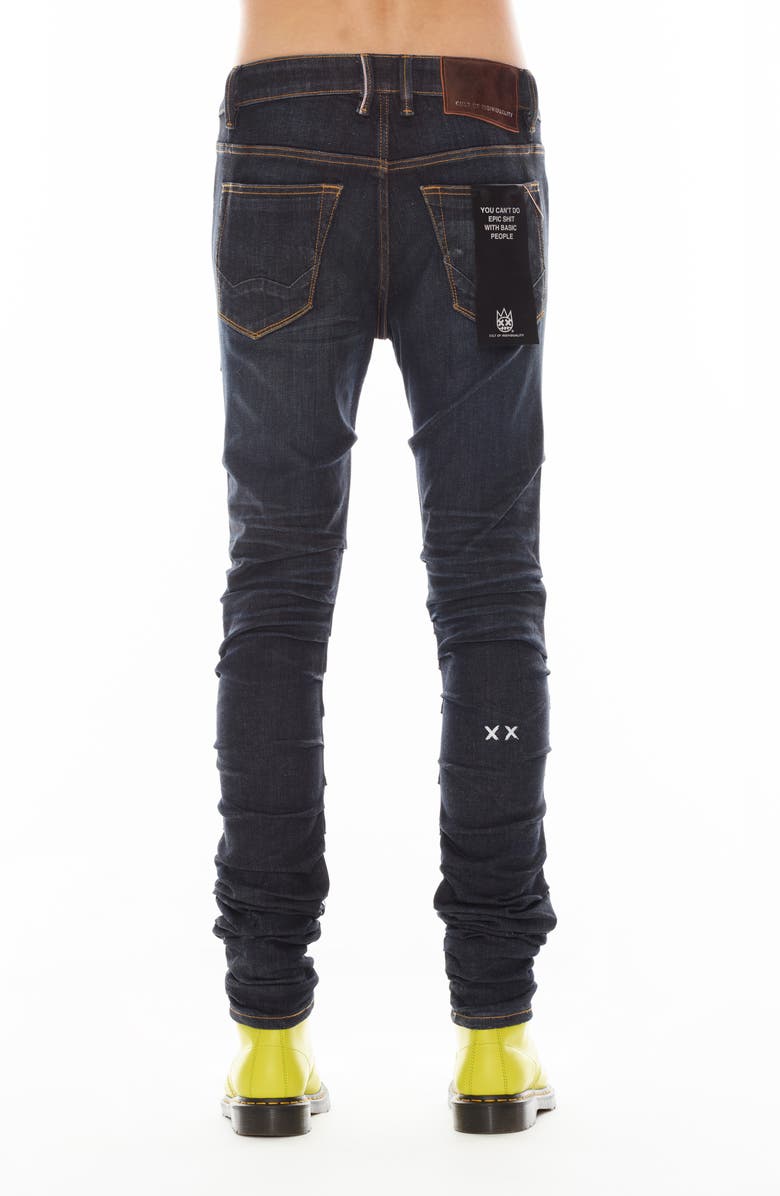 Cult of Individuality Punk Nomad Gathered Jeans, Alternate, color, 2 Year Aged