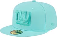 New Era Men's New Era Turquoise New York Giants Color Pack 59FIFTY Fitted Hat