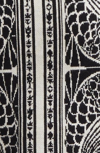 Scarf Print Jacquard Sleeveless Dress
