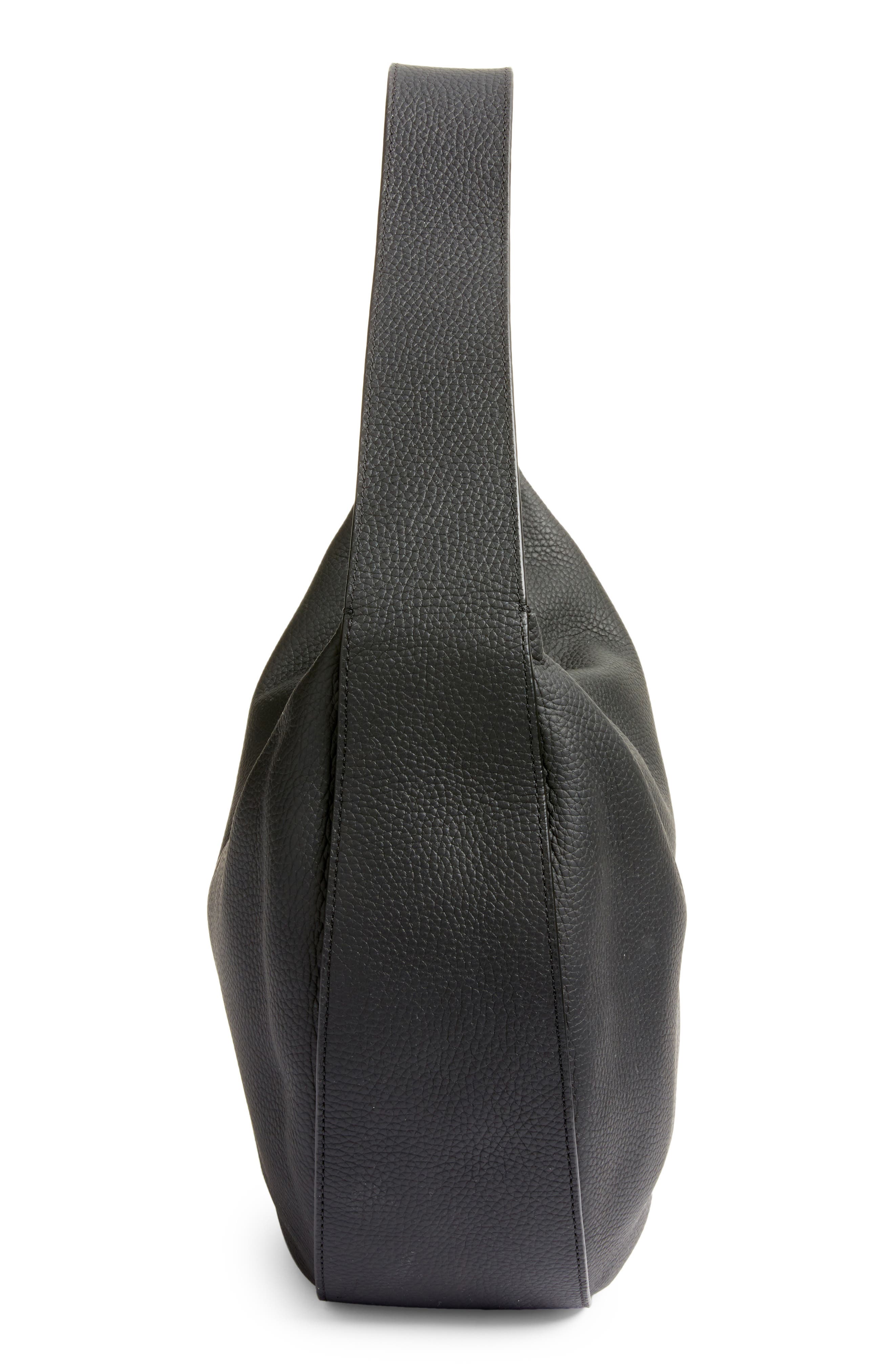The Row Allie Leather Hobo Bag, Alternate, color, 