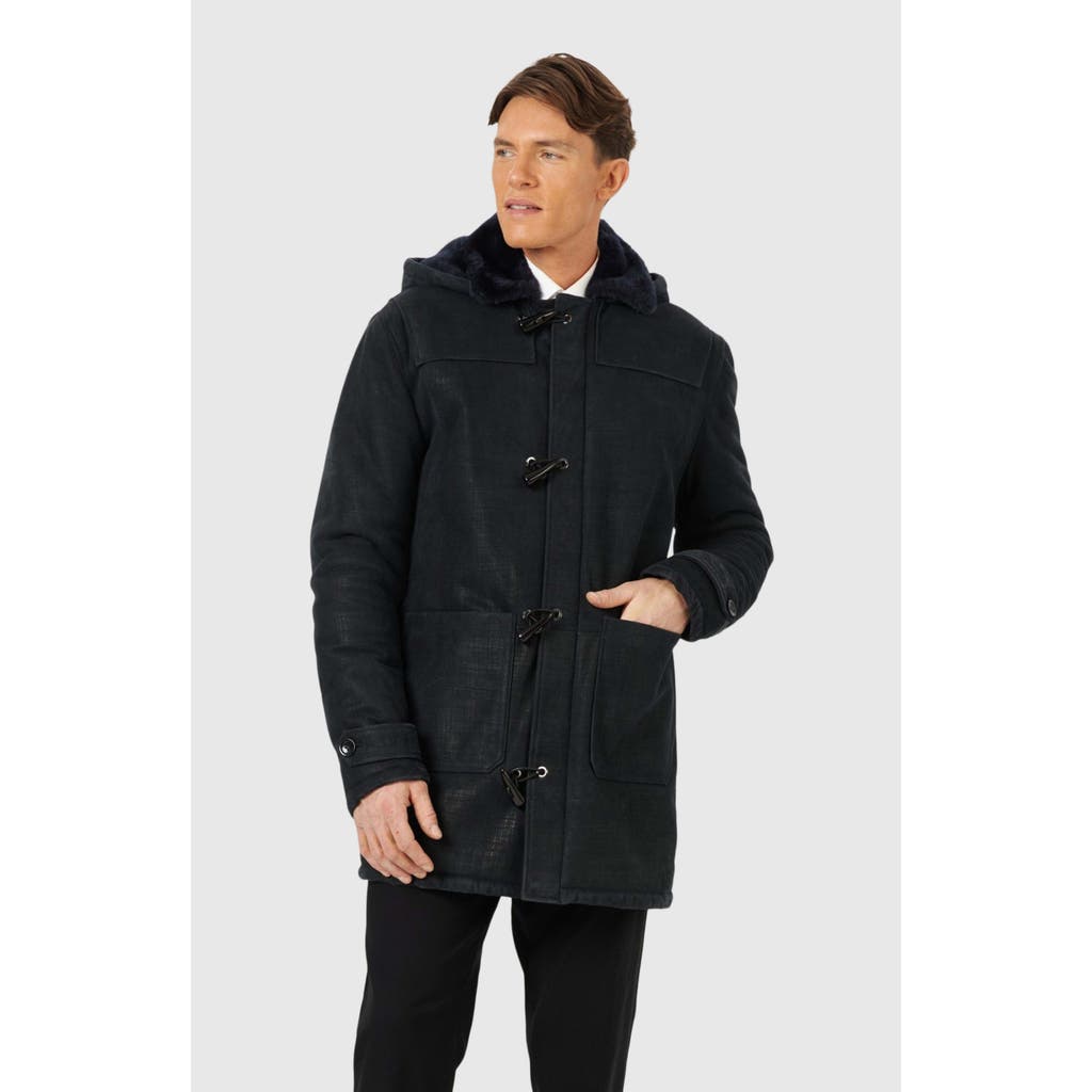 Gorski Merino Shearling Lamb Parka In Black