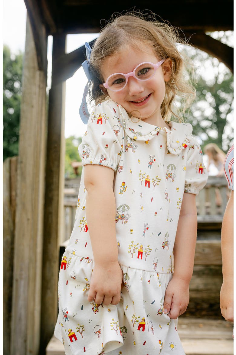 Lily Dress, Alternate, color, Schoolyard Print