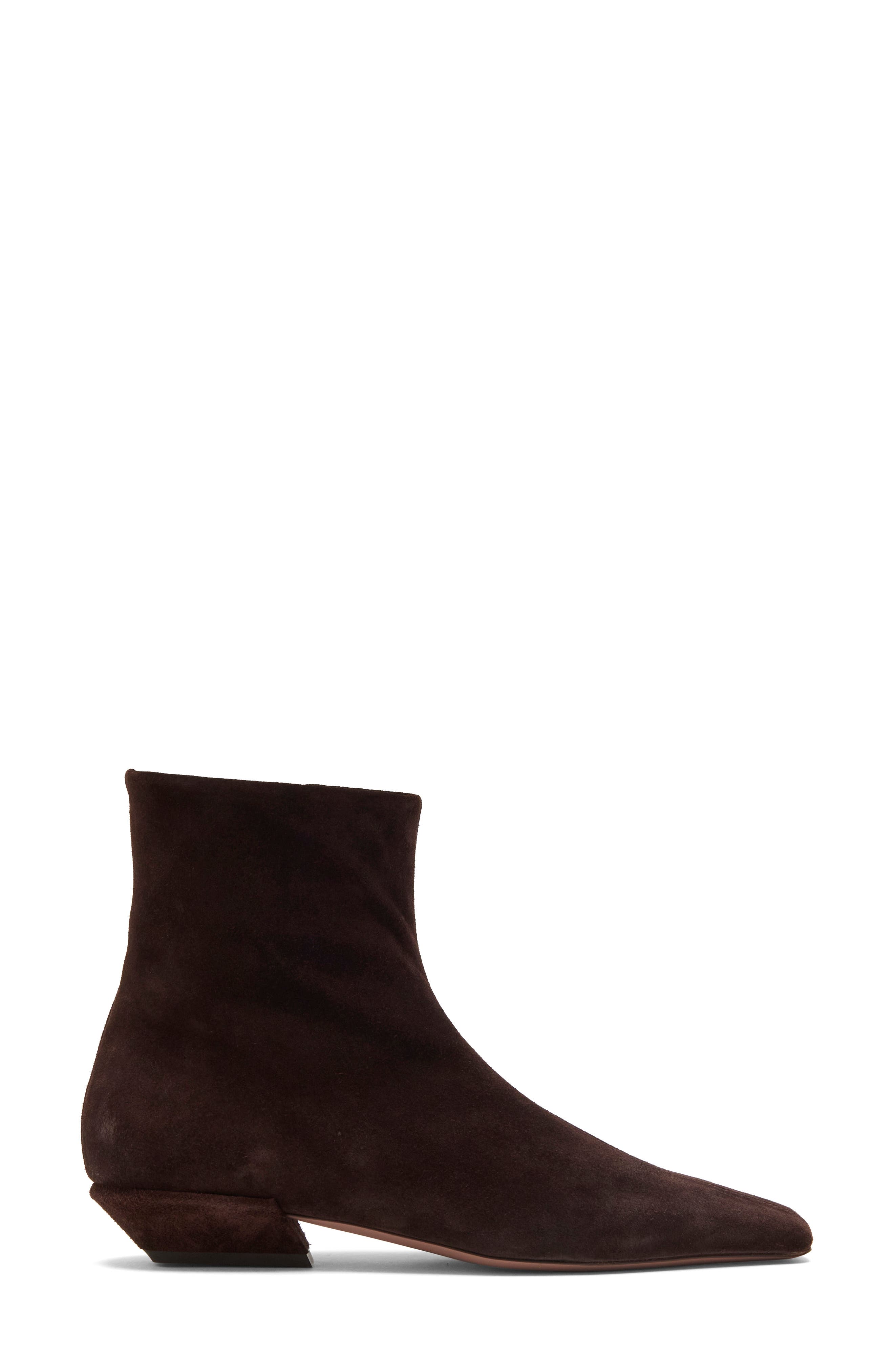 Bettina Leather Ankle Boot, Alternate, color, CIOCCOLATO