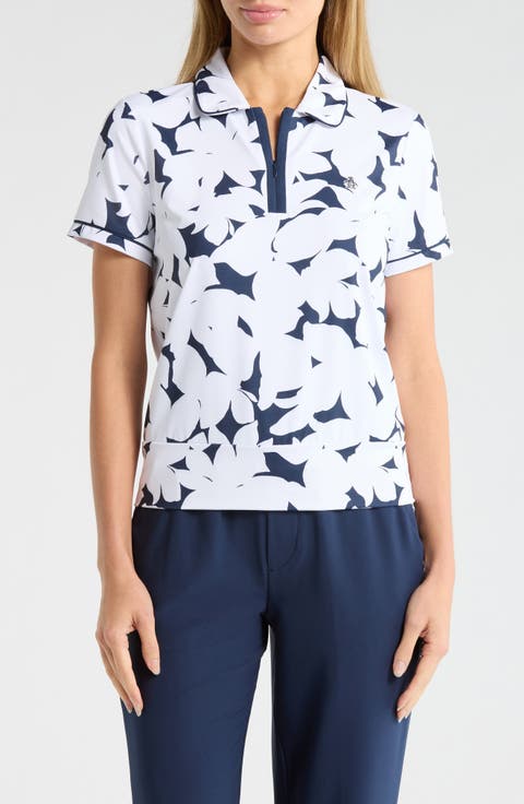 Riviera Floral Polo