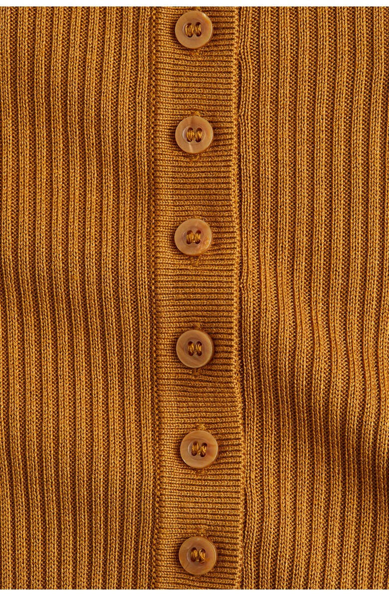 H&M Rib-knit Top, Alternate, color, Light Brown