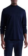 Bugatchi Mock Neck Pima Cotton Sweater