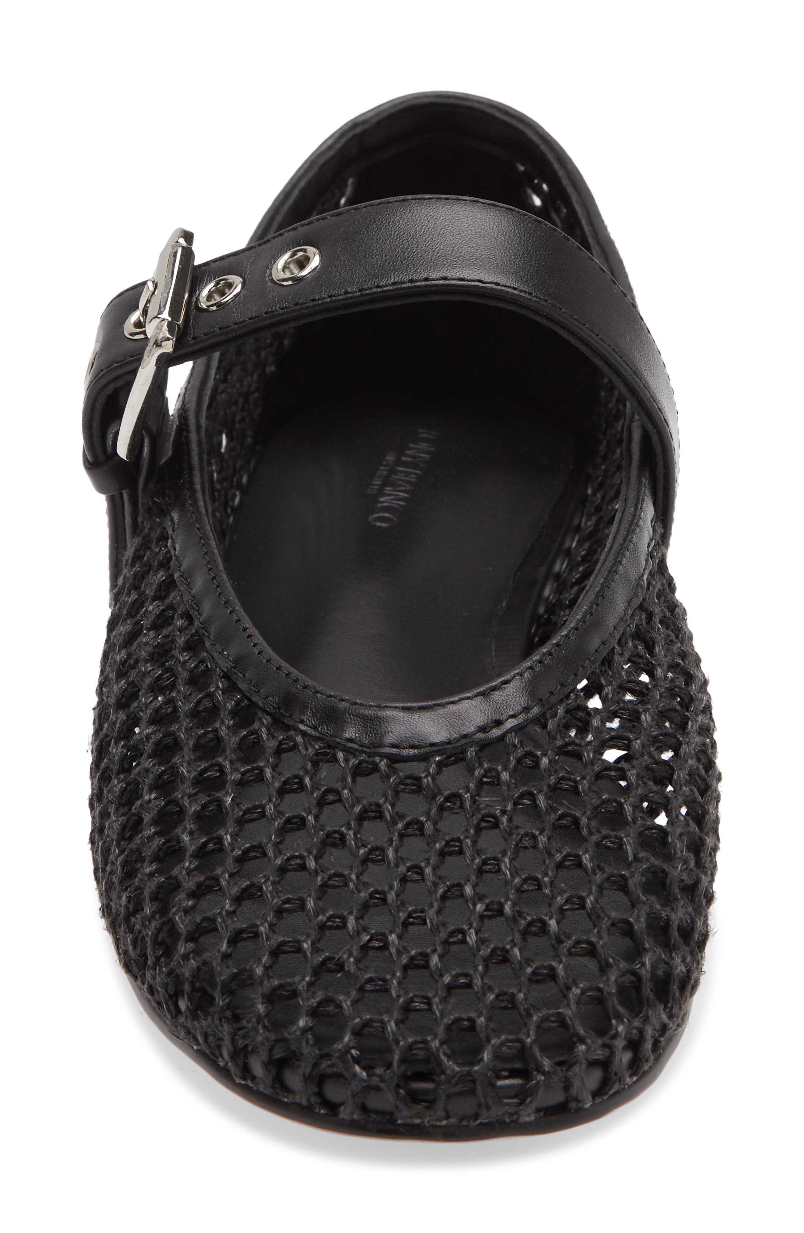 Carla Mary Jane Flat, Alternate, color, BLACK BRAID
