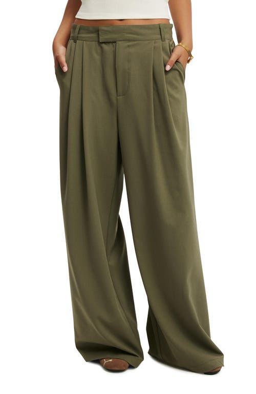 COTTON ON IZZY PLEATED SUITING PANT 