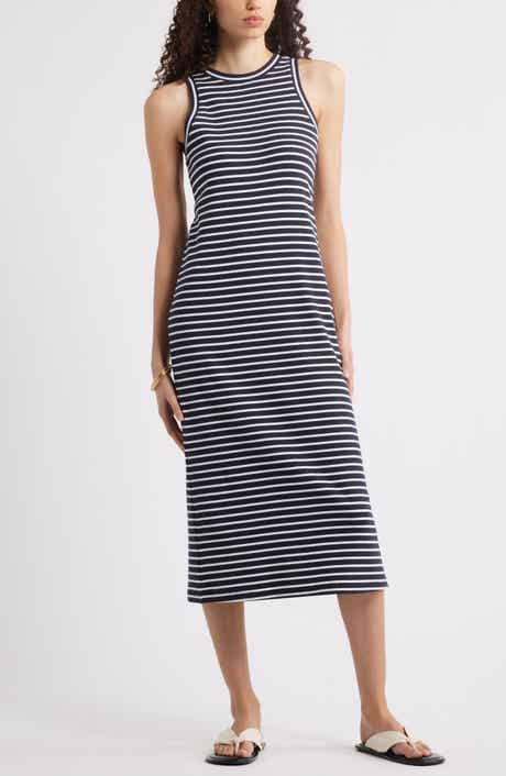 Nordstrom Stretch Cotton Ribbed Tank Dress
