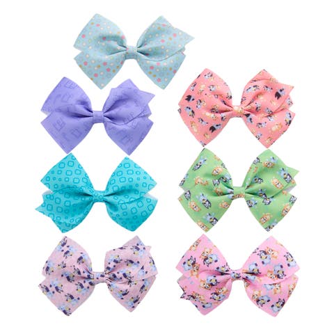 Hair Bows 7-Piece Set Bluey Accessories