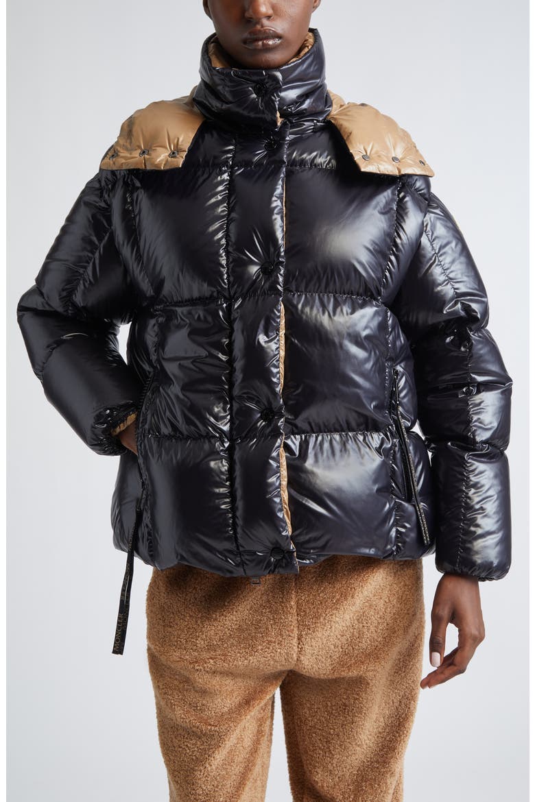 Parana Down Jacket with Removable Hood, Main, color, BLACK