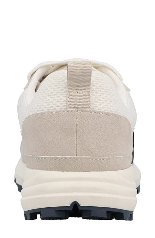 Mia Krash Mesh Sneaker In Off White/navy