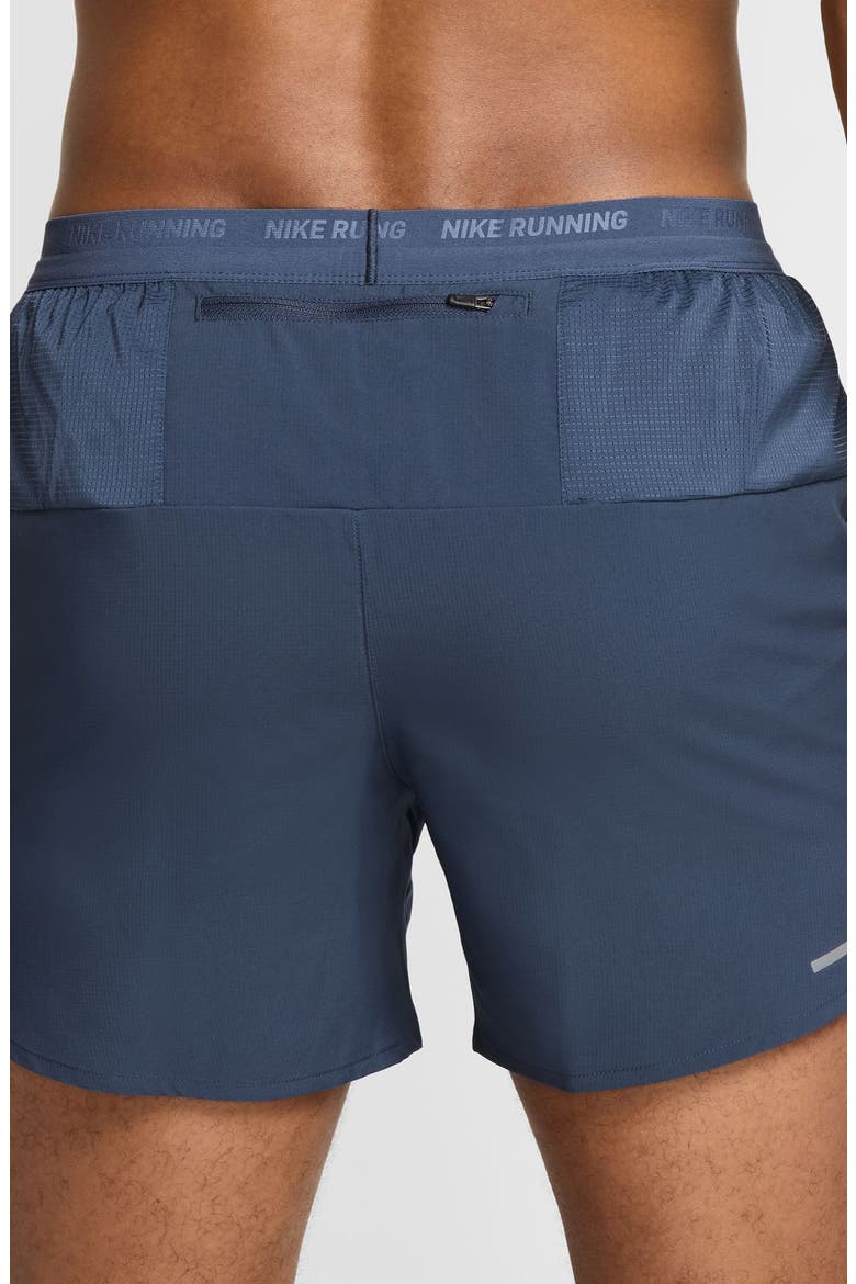 Dri-FIT Stride 5-Inch Running Shorts, Alternate, color, 437 THUNBL/REFSIL
