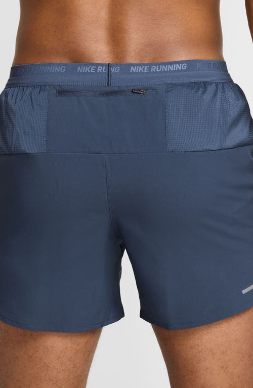 Nike Dri-fit Stride 5-inch Running Shorts In Blue
