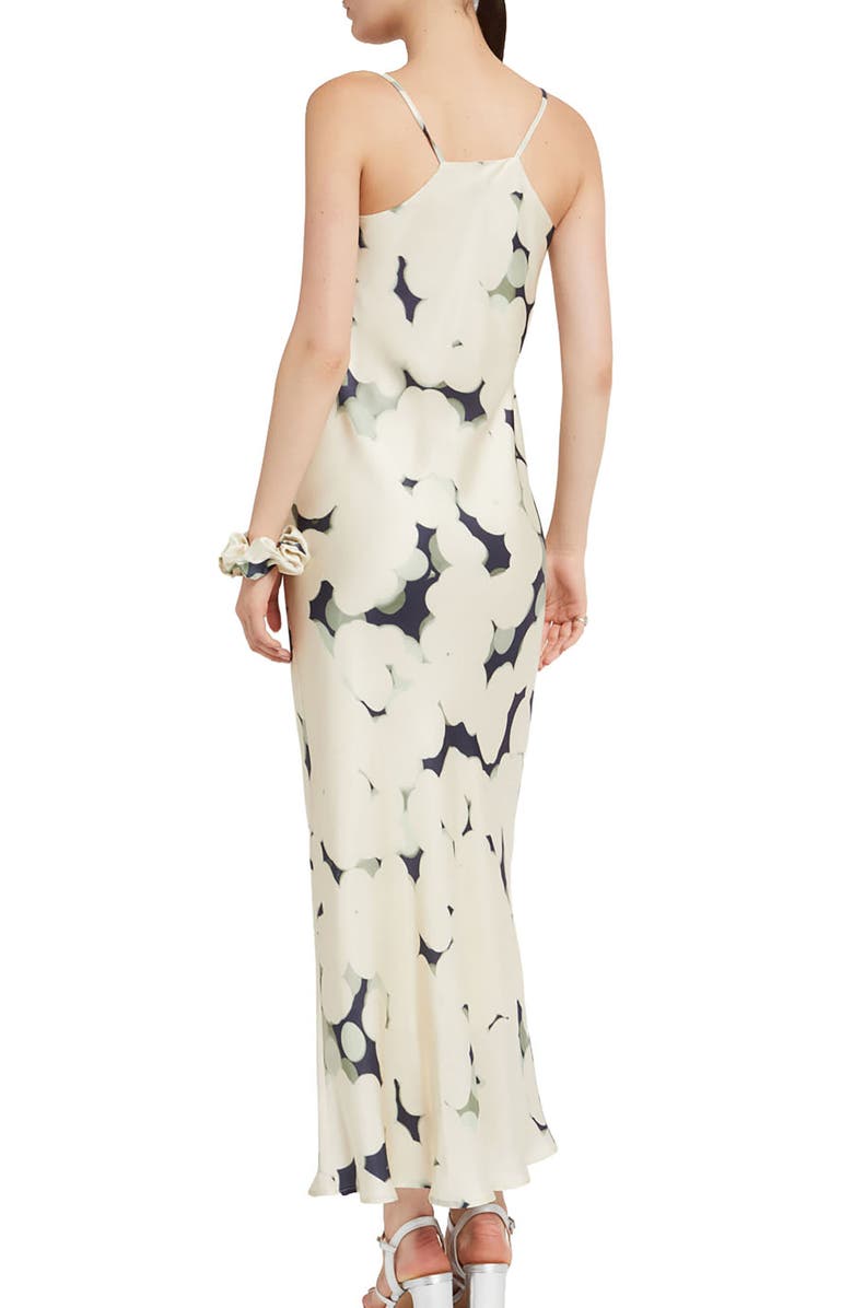 ottod'Ame Printed Viscose Long Dress, Alternate, color, Ecru