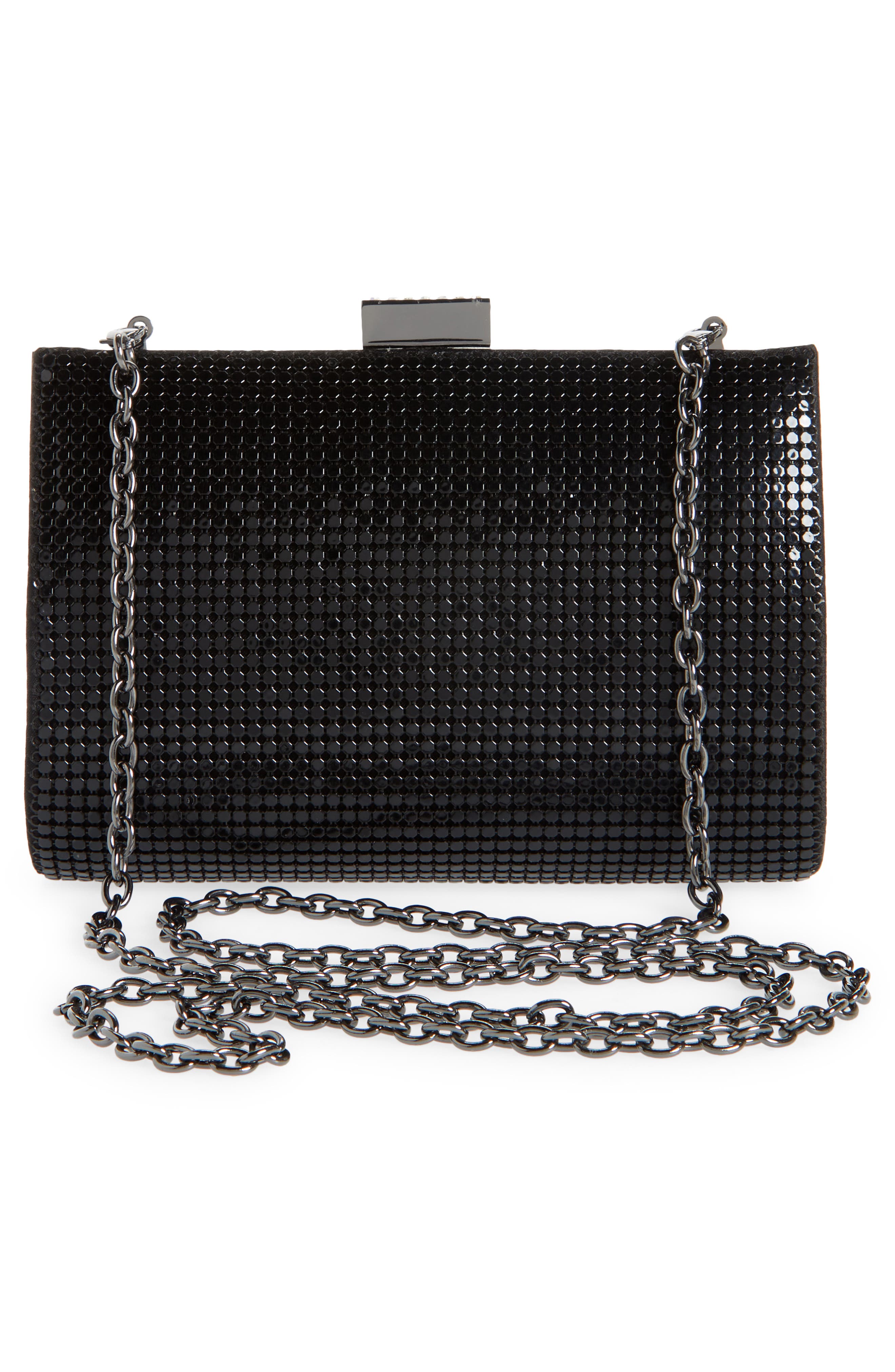 Whiting & Davis 'Diamond Drips' Evening Clutch, Alternate, color, 