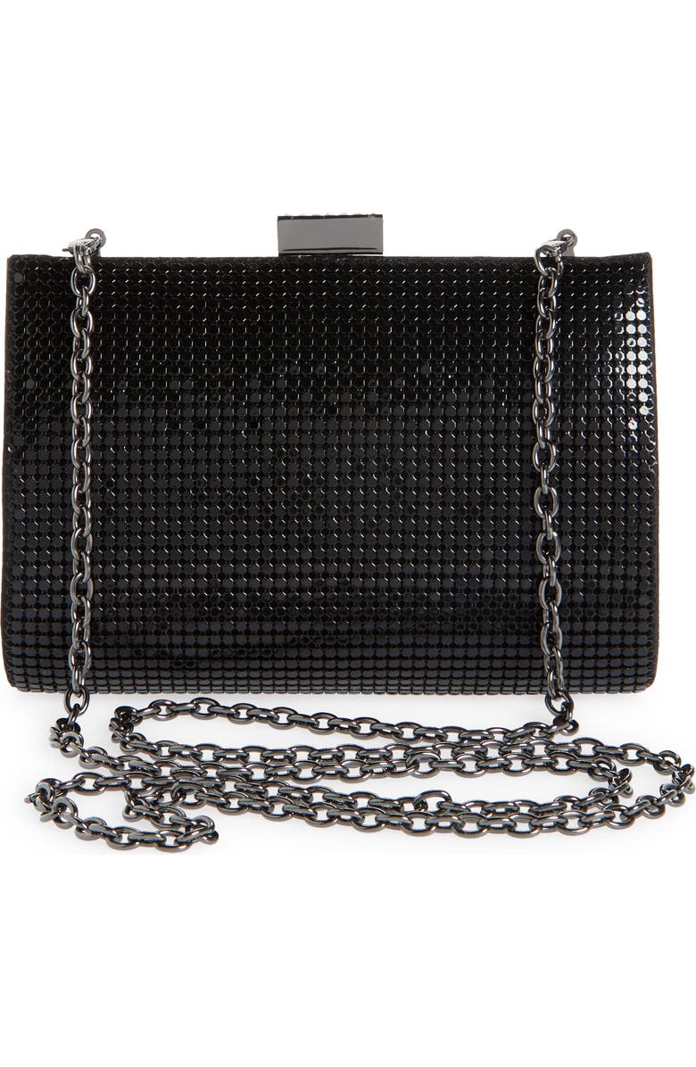 Whiting & Davis 'Diamond Drips' Evening Clutch, Alternate, color,