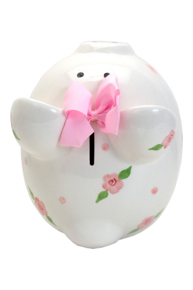 Embellished Piggy Bank, Alternate, color, WHITE