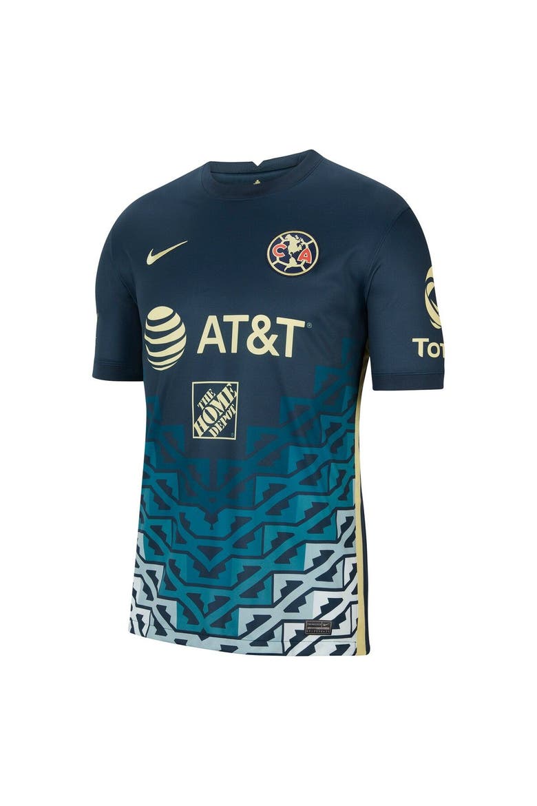 Youth Nike Federico Viñas Navy Club America 2021/22 Away Breathe Stadium Replica Player Jersey, Alternate, color, Navy