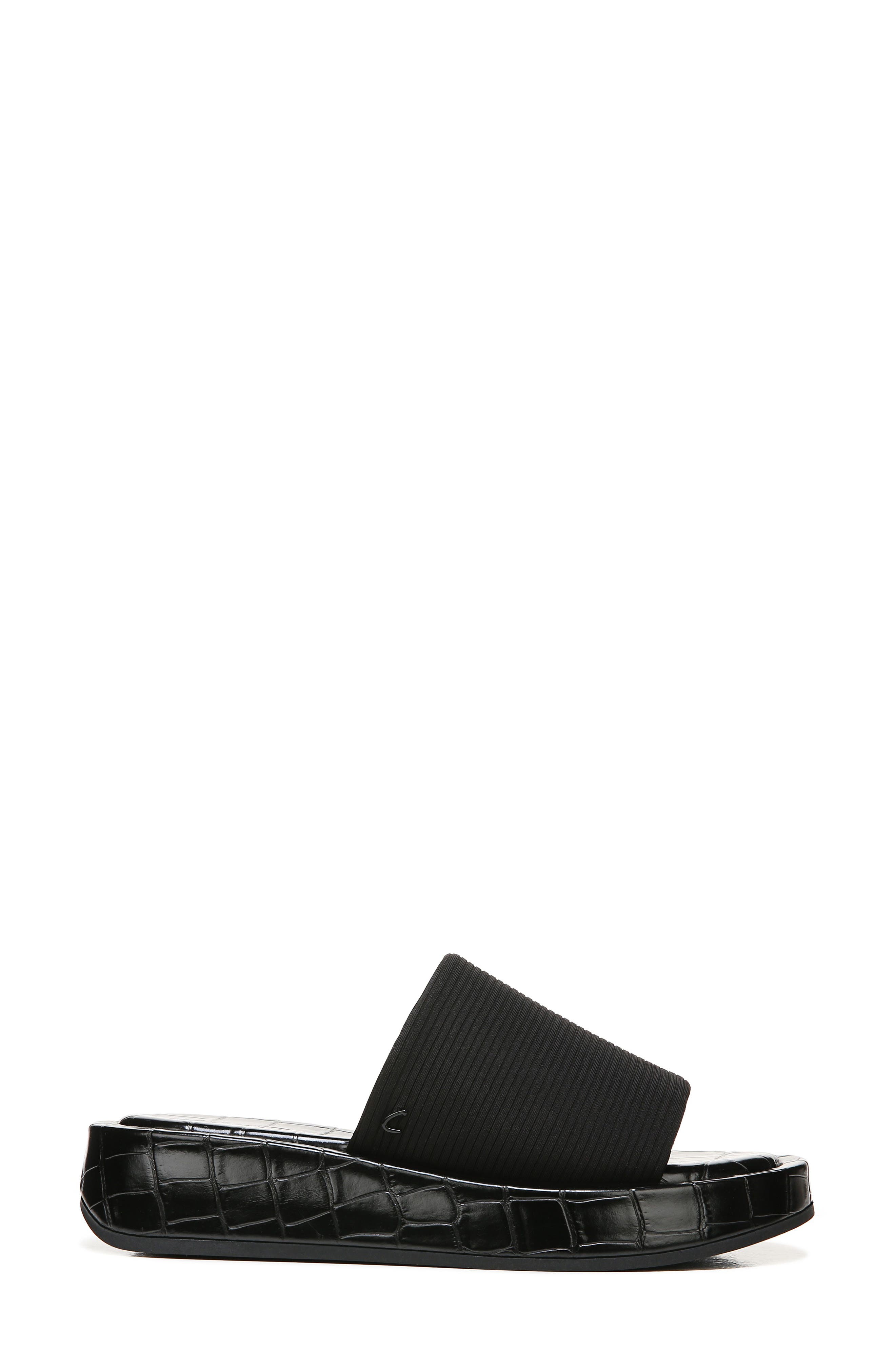 Latasha Slide Sandal, Alternate, color, BLACK