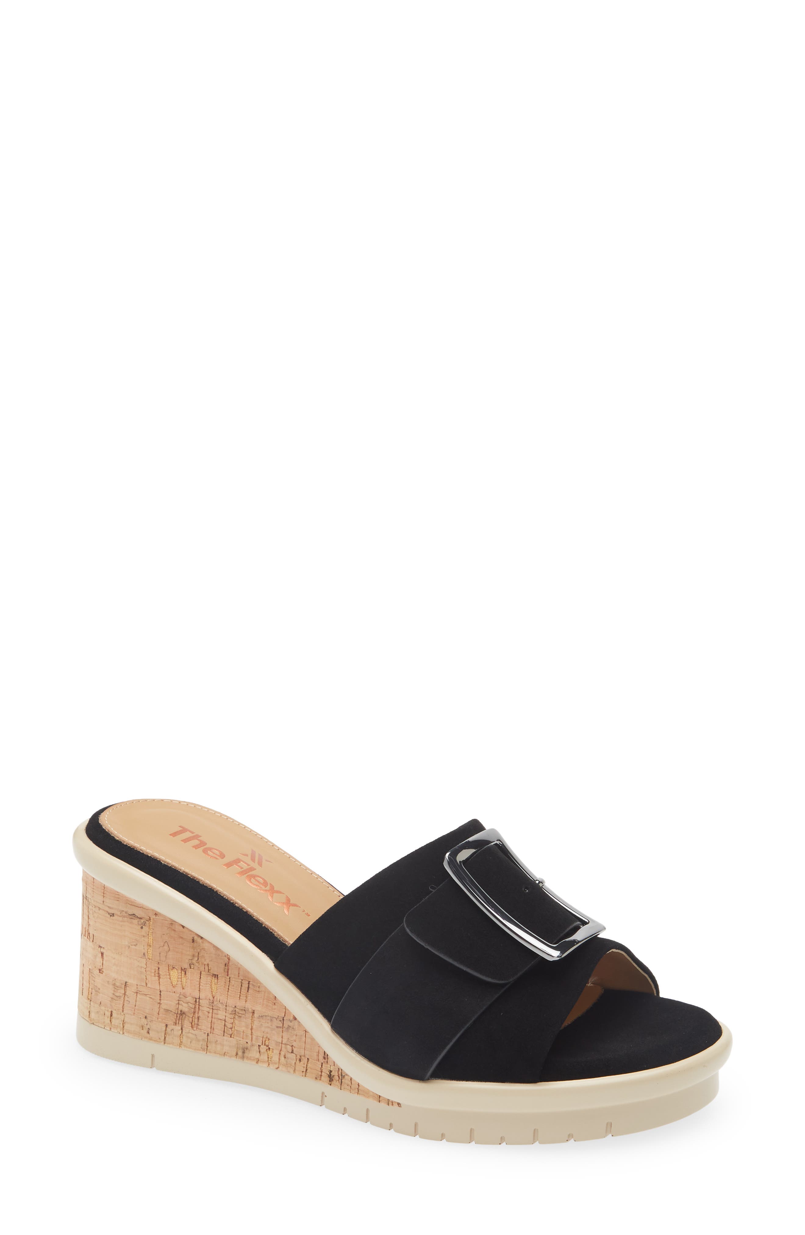 The FLEXX Mara Platform Wedge Sandal, Main, color, 