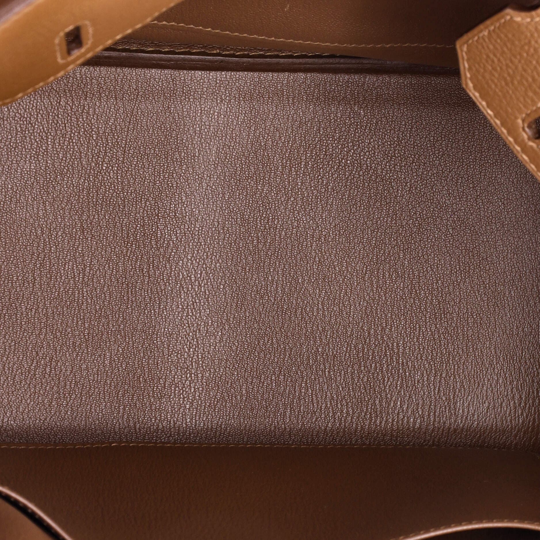 Pre-Owned Hermes Birkin Handbag Brown Togo with Palladium Hardware 30, Alternate, color, 