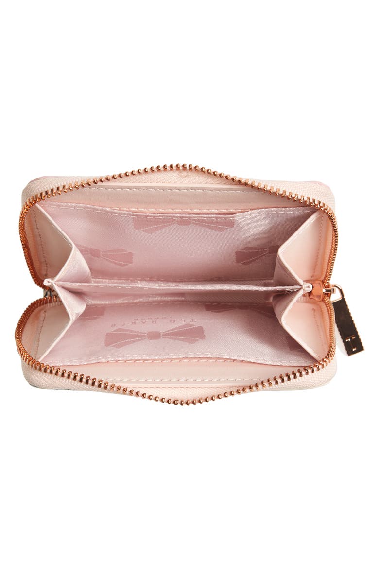 Vincent Enchant Leather Zip Purse, Alternate, color, PALE PINK