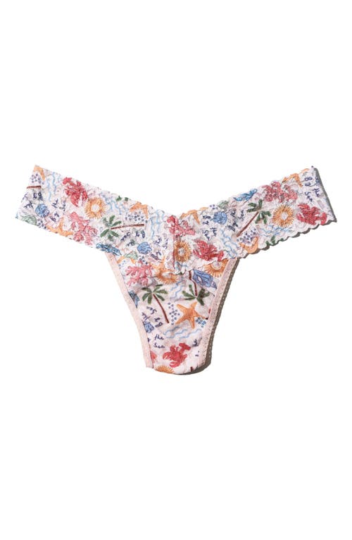 Hanky Panky Print Low Rise Thong