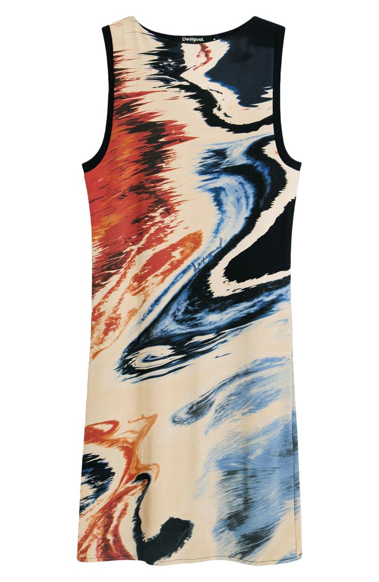 Desigual Abstract Print Sleeveless Minidress, Alternate, color, Multi