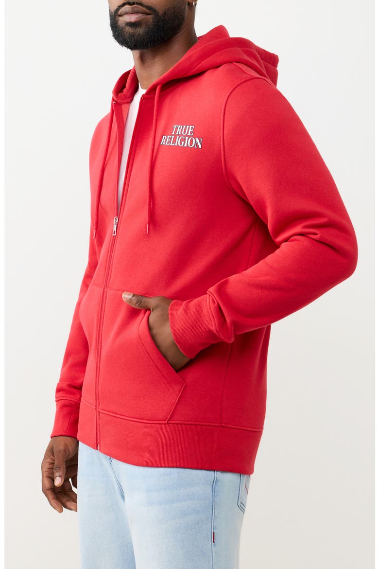 Filled All-over Print Zip Hoodie, Alternate, color, TRV RED