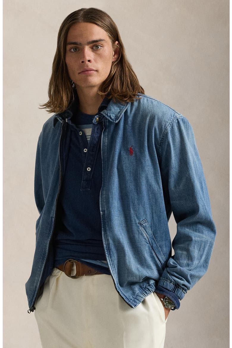 Bayport Denim Jacket, Alternate, color, WALLSEND