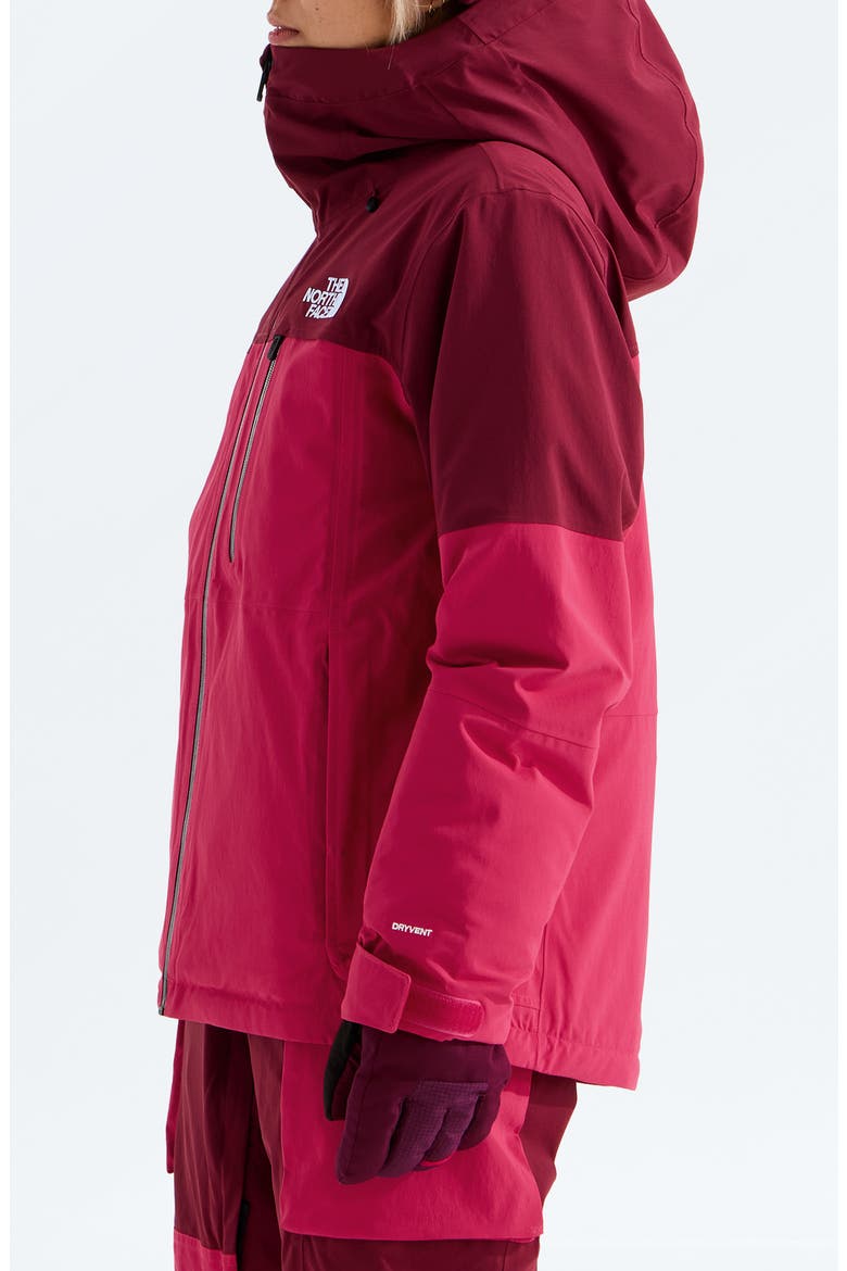 Freedom Insulated Waterproof Hooded Jacket, Alternate, color, LALI GURAN/ BURGUNDY CRUSH