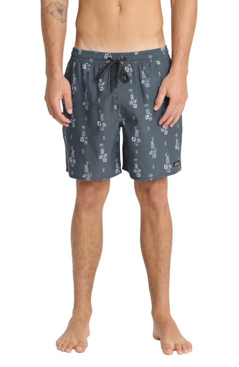 Mix Pack Print Swim Trunks