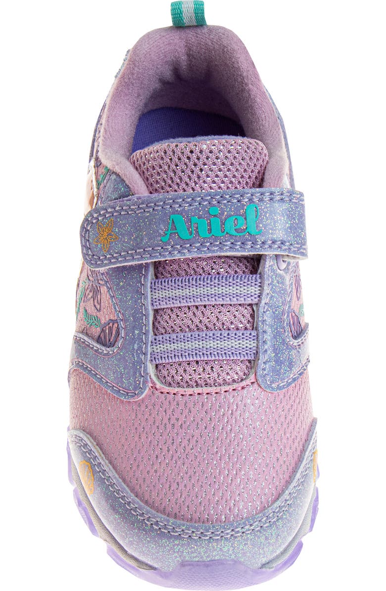 JOSMO Kids' Disney Little Mermaid Sneaker, Alternate, color, Pink/ Purple