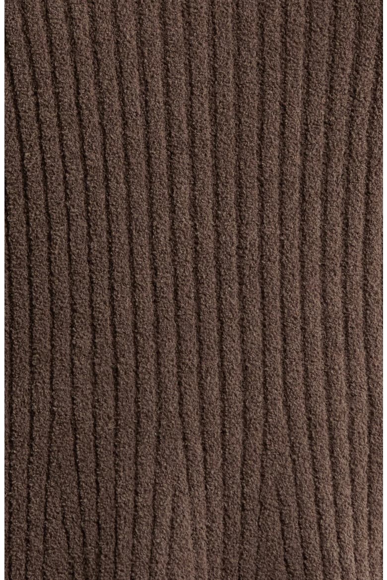 Adela Rib Knit Minidress, Alternate, color, DENSE SMOKE