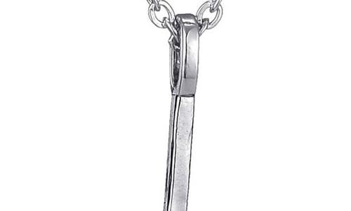 Adornia Initial Pendant Layered Chain Necklace In Silver