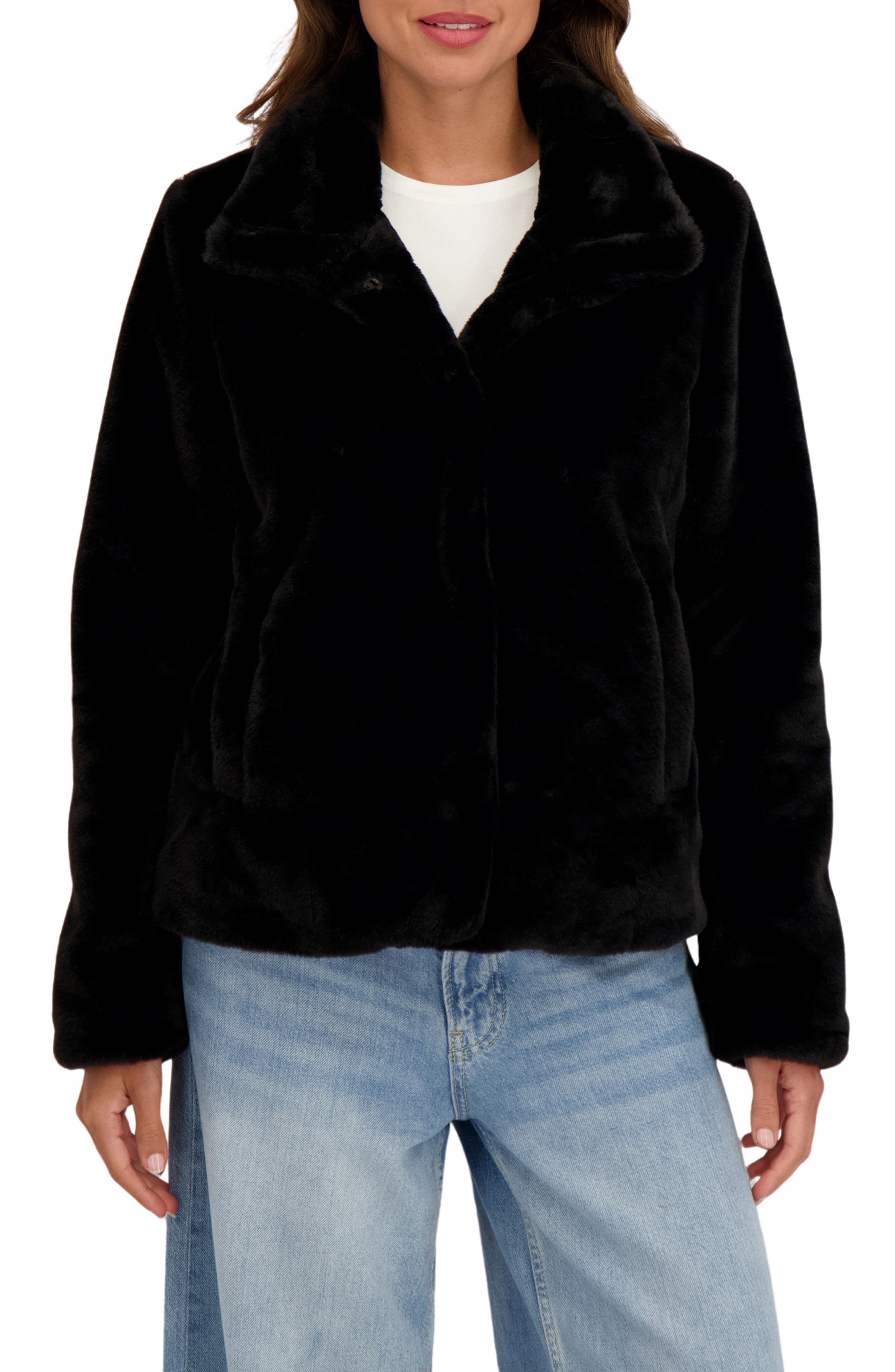 Sebby Short Faux Fur Jacket