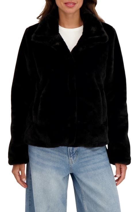 Short Faux Fur Jacket