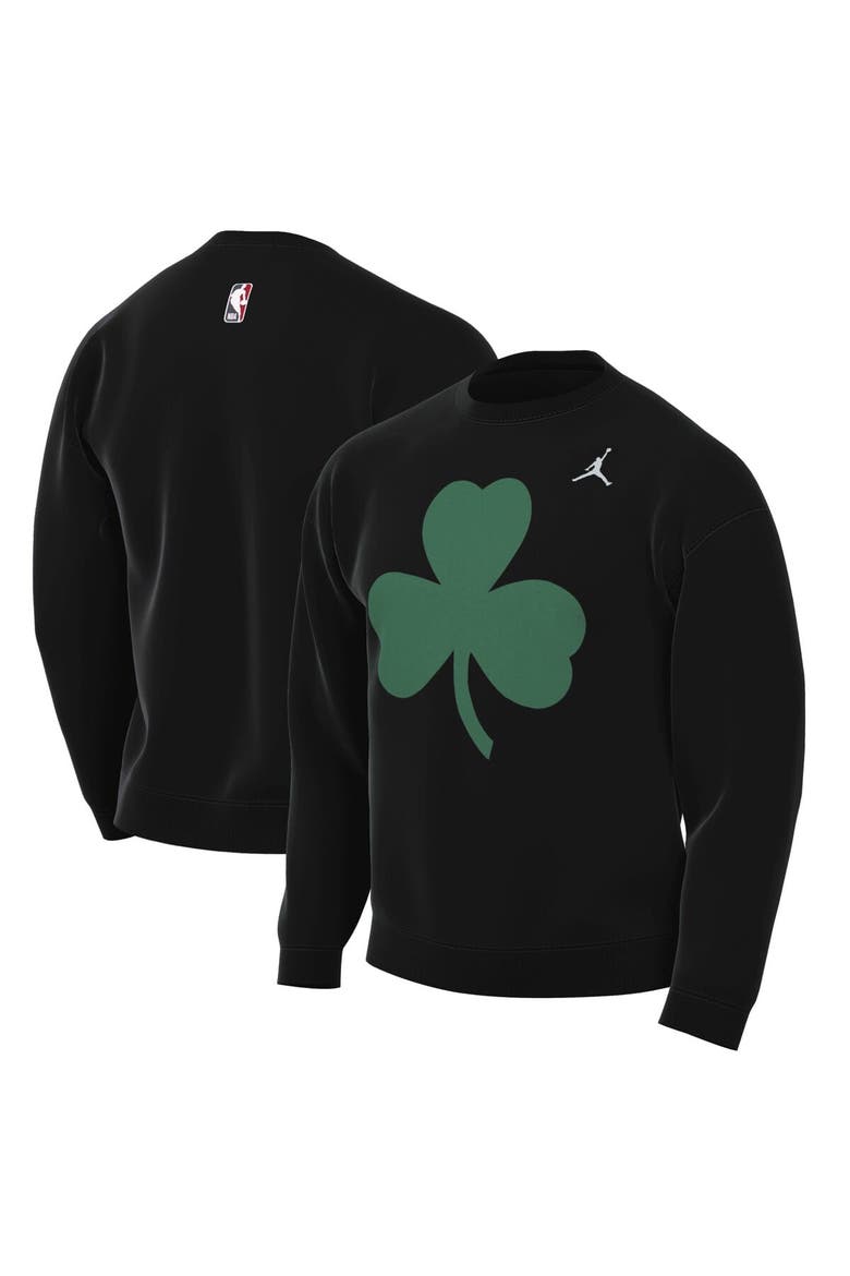 Men's Jordan Brand Black Boston Celtics Statement Edition Sweatshirt, Main, color, Black