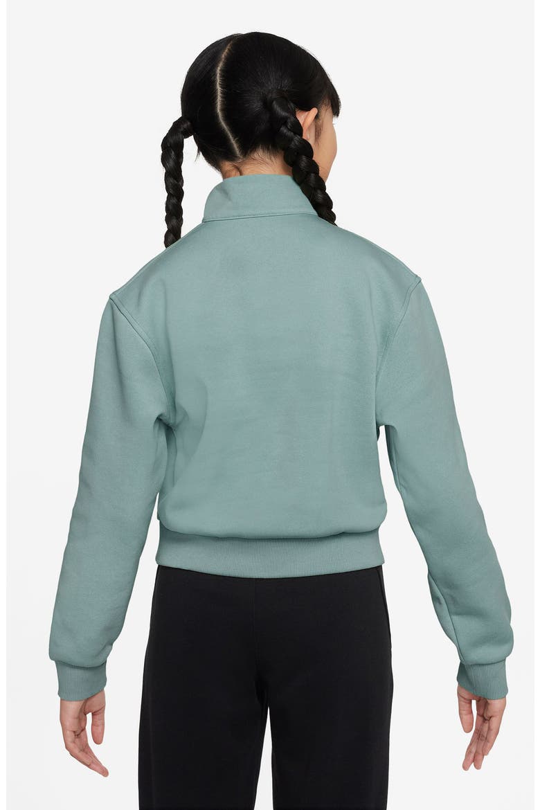 Kids' Sportswear Club Fleece Quarter Zip Pullover, Alternate, color, 017 CANNON/WHITE