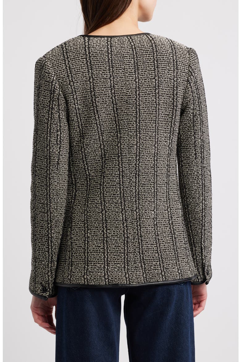 Barlet Cotton Tweed Jacket, Alternate, color, BLACKMULT