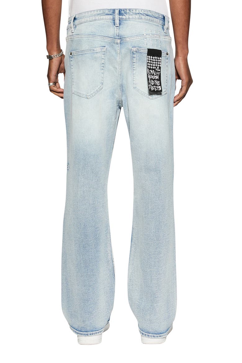 Bronko Legacy Ripped Bootcut Jeans, Alternate, color, DENIM