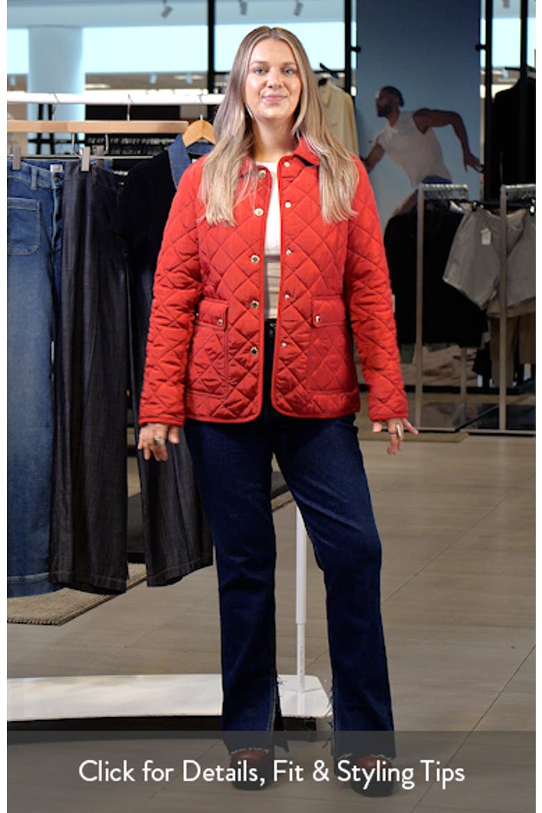 Diamond Quilted Snap Front Jacket video
