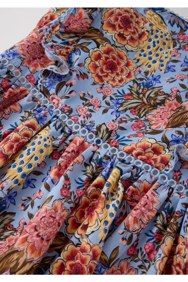 Iliana Cotton Frill Maxi Dress, Alternate, color, Floral