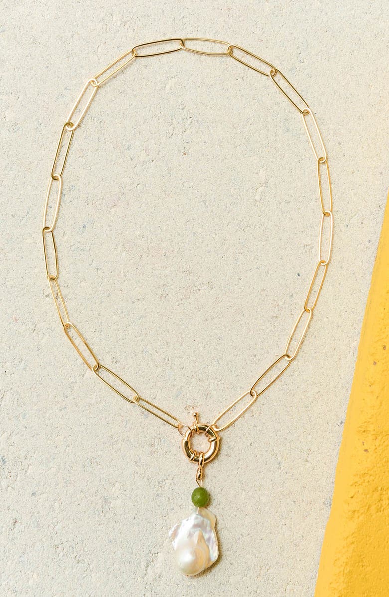 Éliou Matera Baroque Pearl Necklace, Alternate, color, 