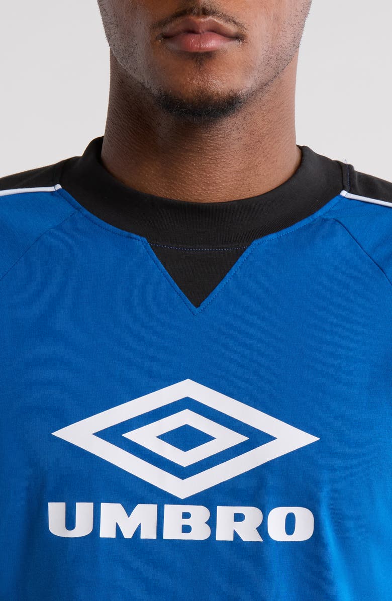 Umbro Paneled Long Sleeve Logo Graphic T-Shirt, Alternate, color, 