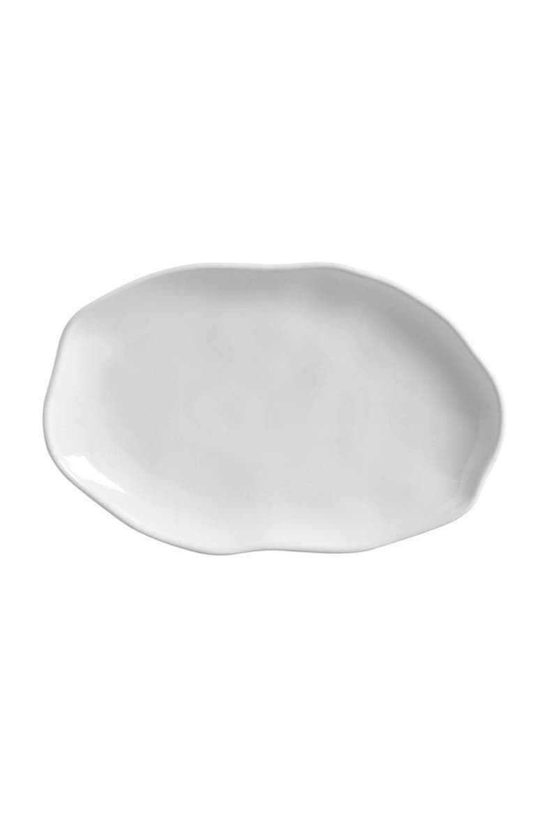 Shallow Bio Oval Platter Medium Set of 4, Main, color, New White