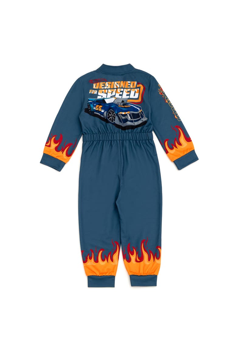 Racing One Piece Outfit, Alternate, color, Navy Blue