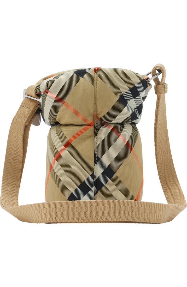 Burberry Duck Check Nylon Bottle Holder, Alternate, color,