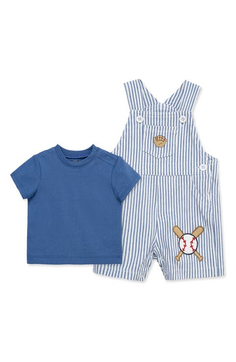 Baseball T-Shirt & Shortalls Set (Baby)